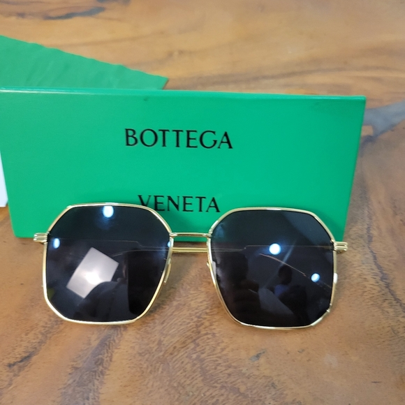 Bottega Veneta Accessories - Bottega Veneta Women's Sunglasses, gold trim